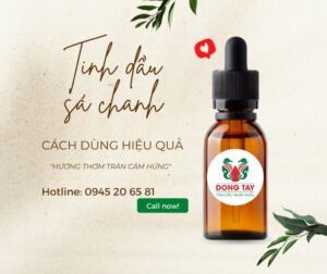 sử dụng tinh dầu sả