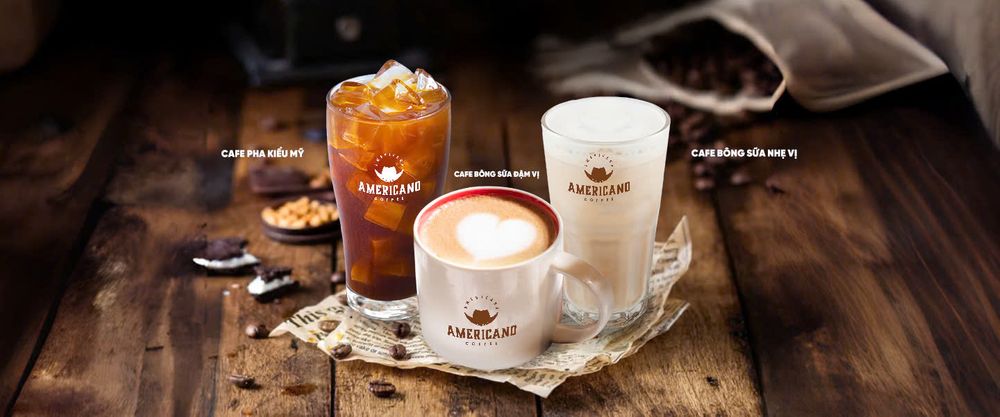 AMERICANO - đa dạng bộ sưu tập từ thức uống cafe. Nguồn: americano - coffee.com