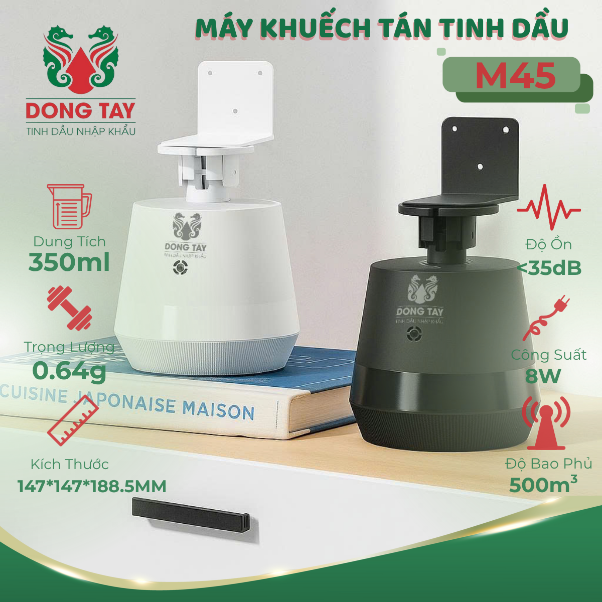 Máy khuếch tán tinh dầu M45